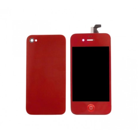 LCD+Touch screen iPhone 4S red HQ